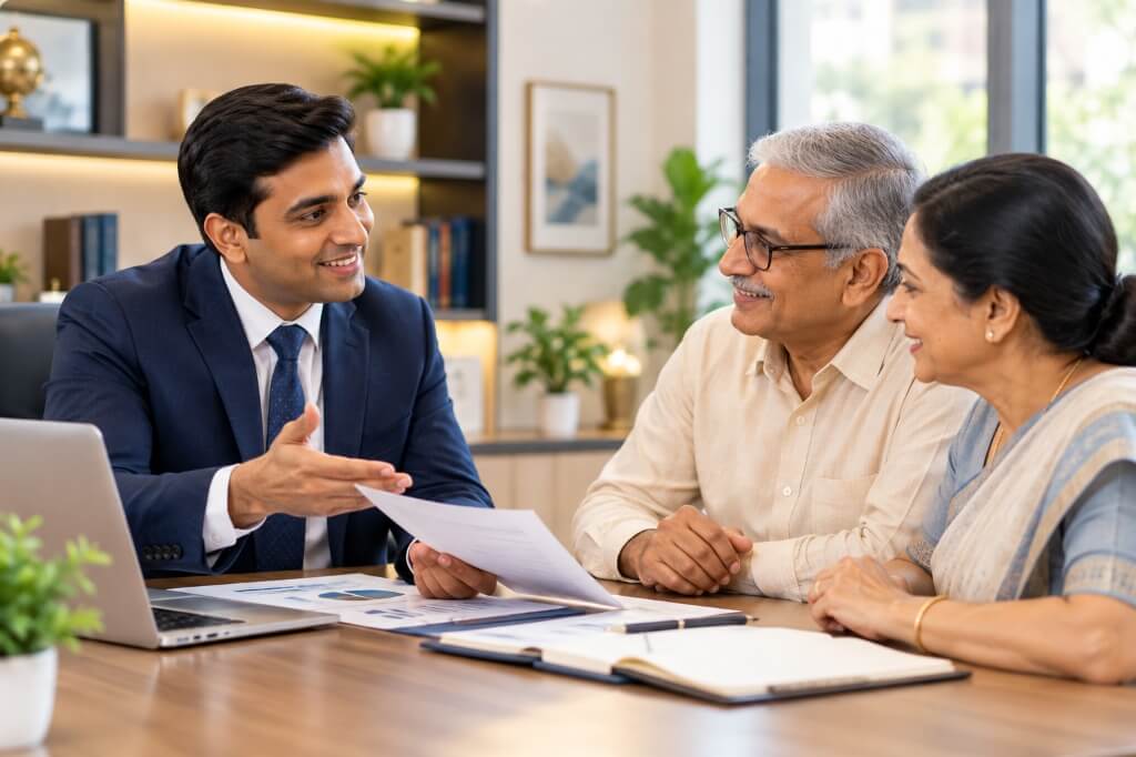 NidhiSetu Advisor consulting with clients